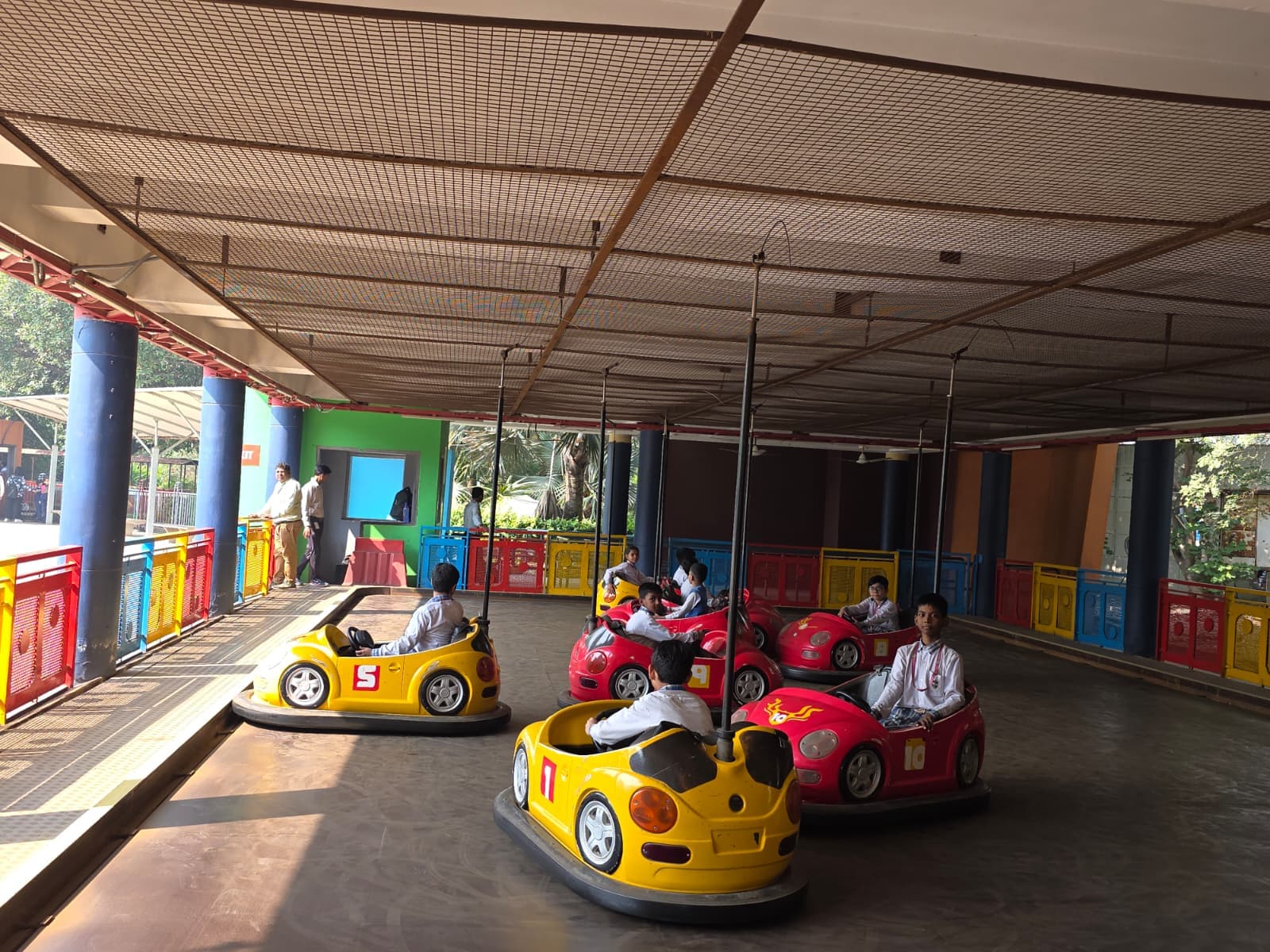 Kids in play area
